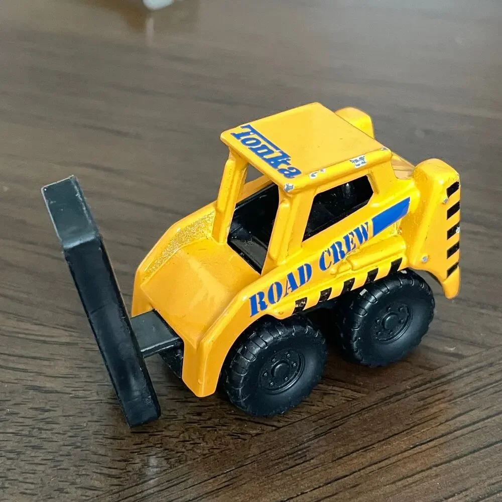 Maisto Tonka Road Crew Construction Equipment Lot Grader Forklift Roller FLAW